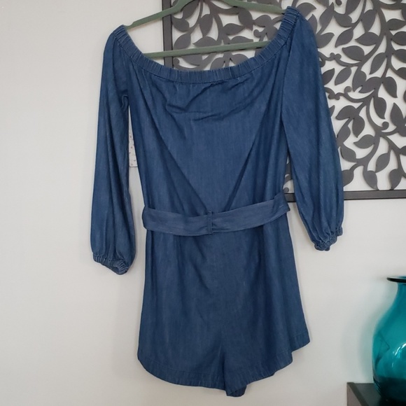 Free People Belted Romper Jumpsuit - Picture 6 of 6